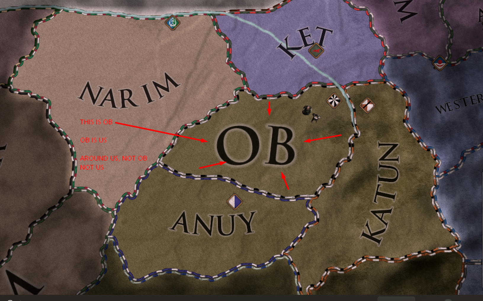 THIS IS OB. OB IS US. AROUND US, NOT OB, NOT US.