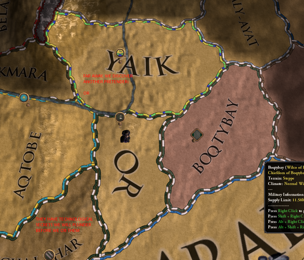 FAR AWAY, WE DISCOVER PRETENDER OR. OR HAS TECHNOLOGY WE MUST PLUNDER