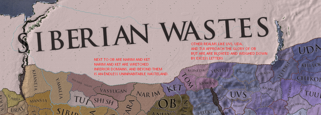 BESIDE OM: KET, NARIM, WASTES